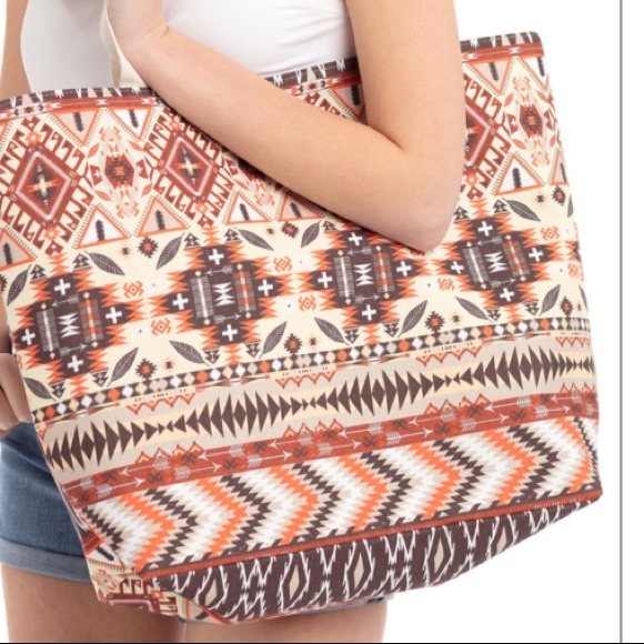 AZTEC PATTERN TOTE BAG, New! 🌵 - Picture 11 of 11
